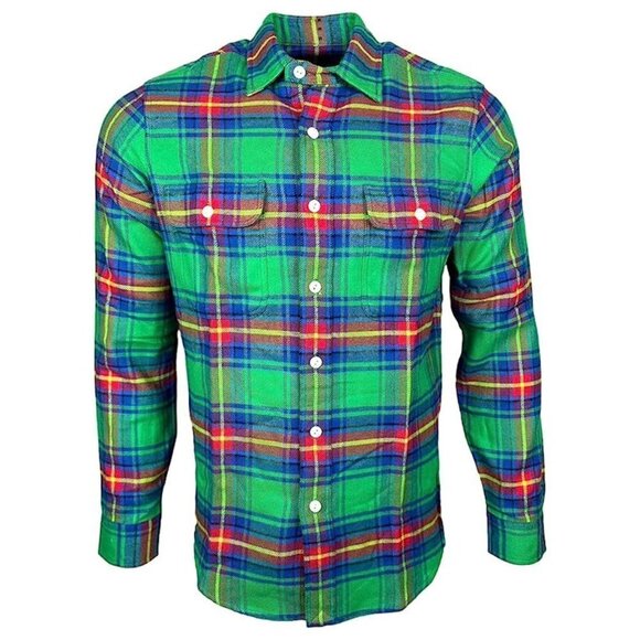 POLO RALPH LAUREN Men's Multi Plaid Blanket Shirt Size: XXL NWT - Picture 2 of 5